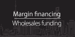 Margin financing Wholesales funding
